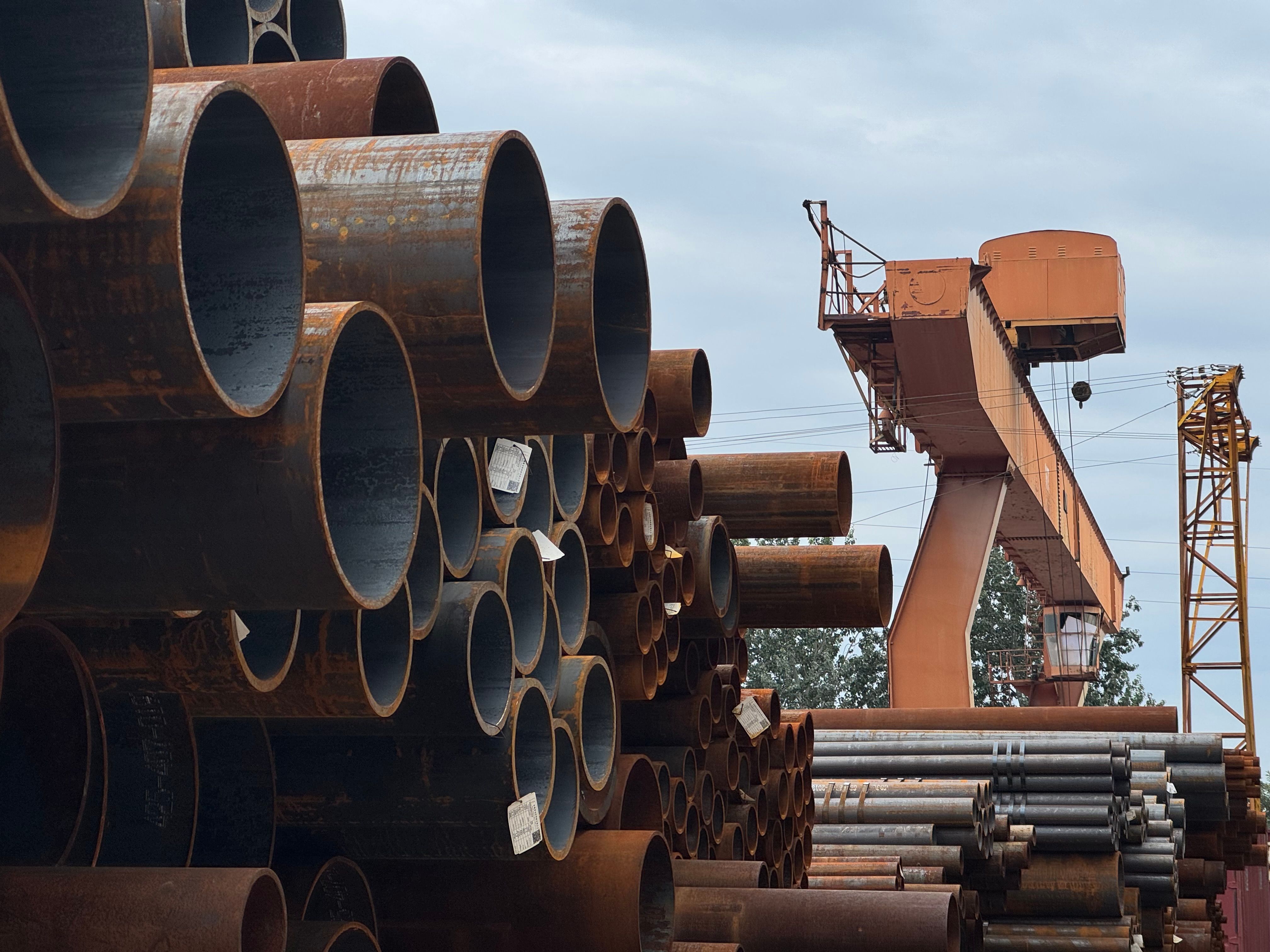 Detailed Tubular Steel Stockyard